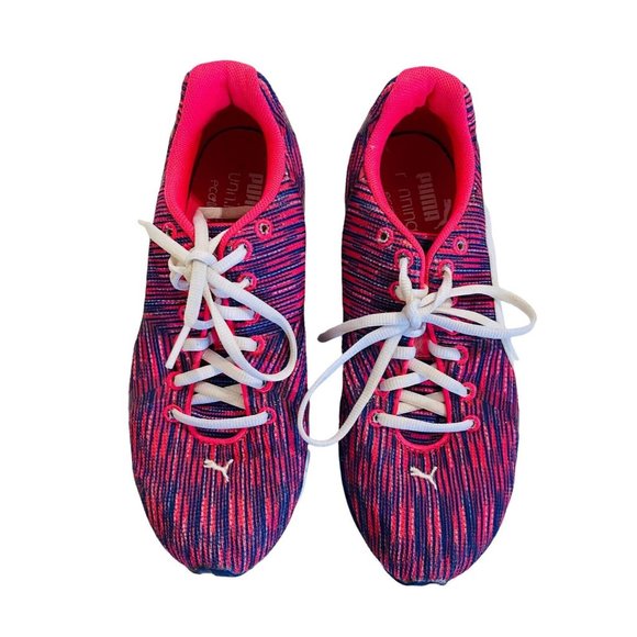 Puma Women’s Size‎ 6.5 Bravery 188065 01 Blue Pink Running Shoes Sneakers - Picture 5 of 7